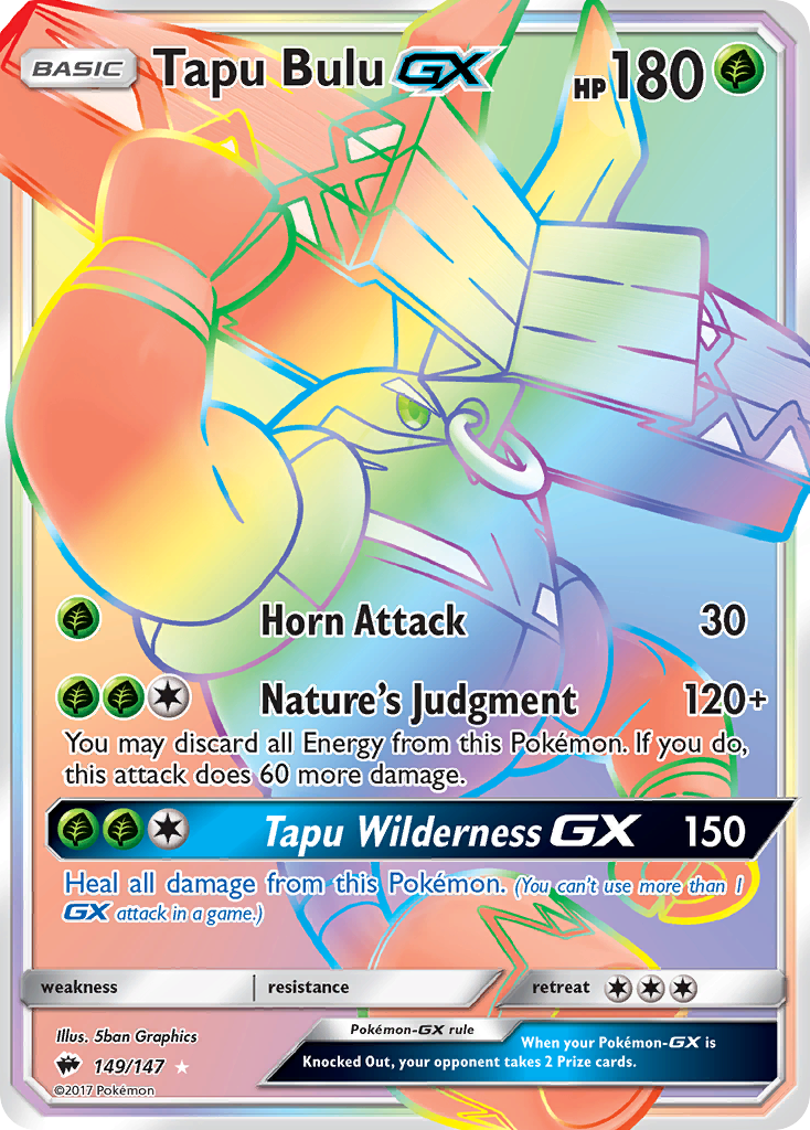 Tapu Bulu GX (149/147) [Sun & Moon: Burning Shadows] | Good Games Modbury