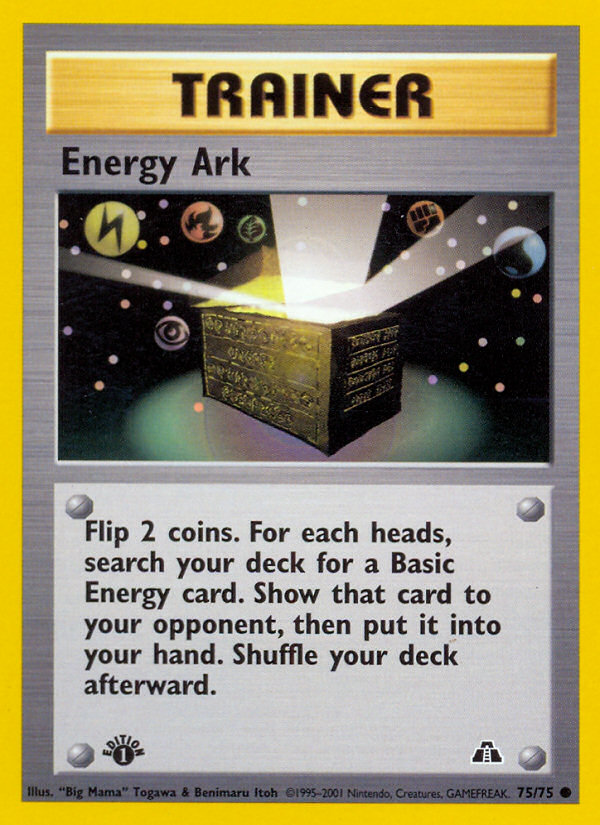 Energy Ark (75/75) [Neo Discovery 1st Edition] | Good Games Modbury