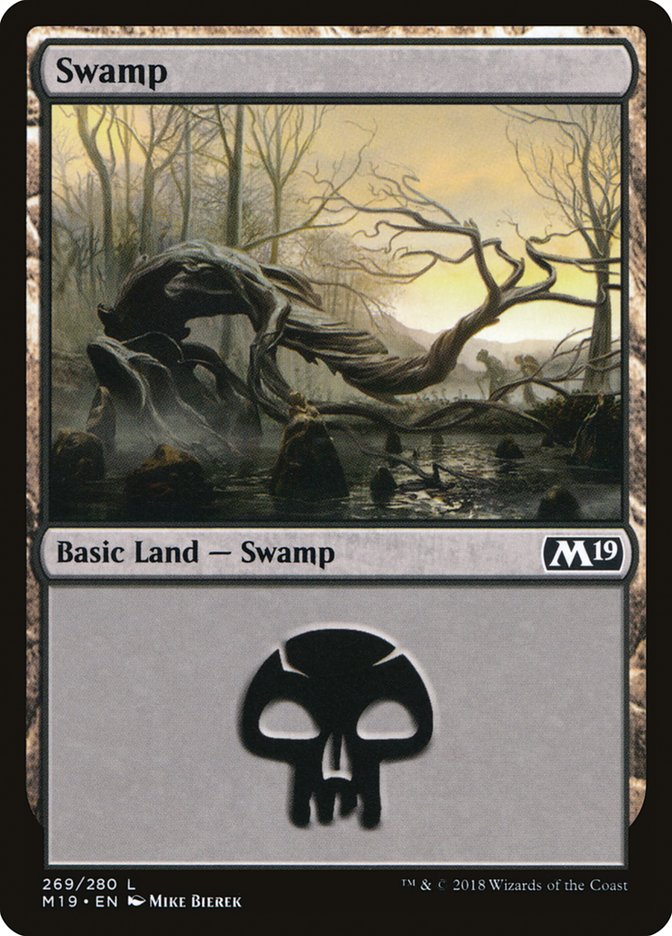 Swamp (269) [Core Set 2019] | Good Games Modbury