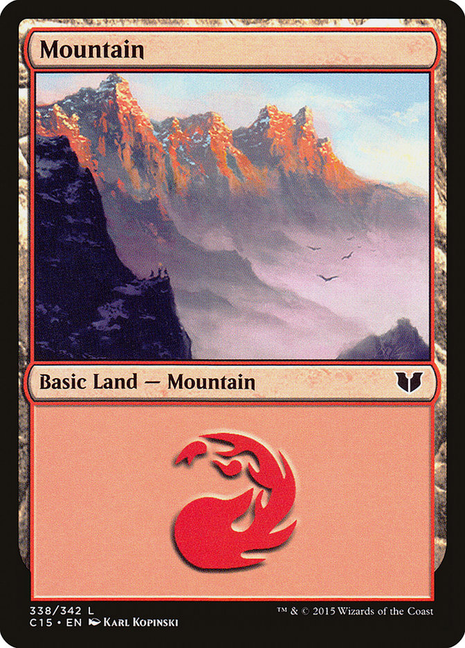 Mountain (338) [Commander 2015] | Good Games Modbury