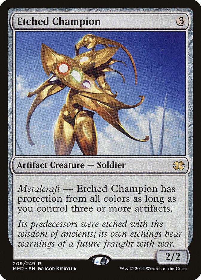 Etched Champion [Modern Masters 2015] | Good Games Modbury