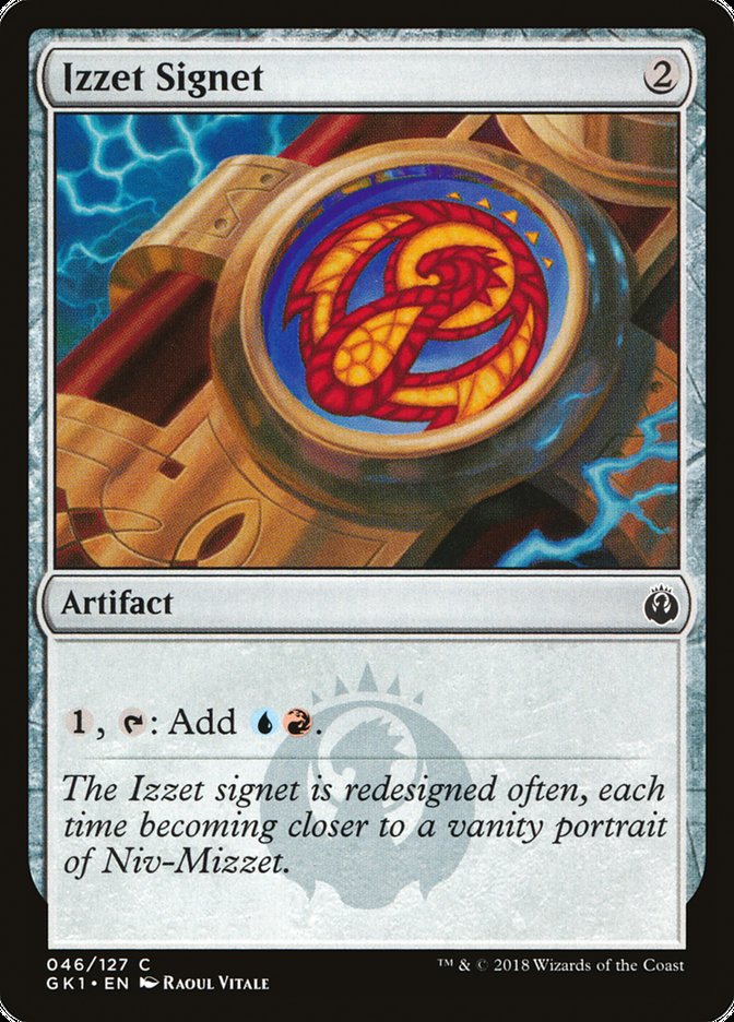 Izzet Signet [Guilds of Ravnica Guild Kit] | Good Games Modbury