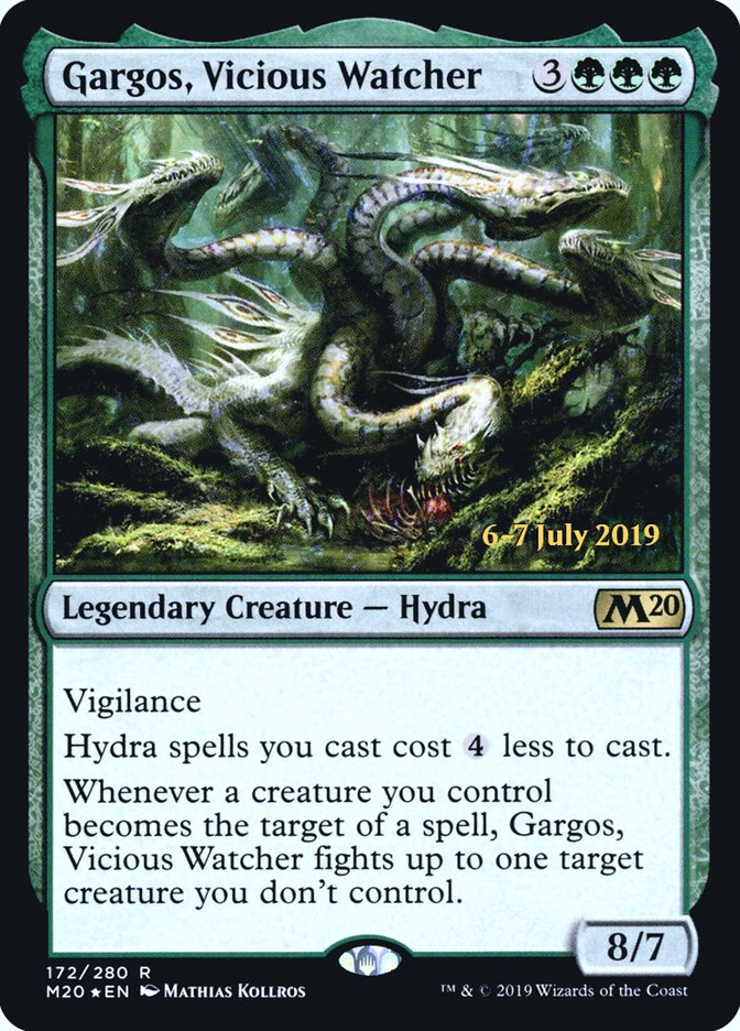 Gargos, Vicious Watcher [Core Set 2020 Prerelease Promos] | Good Games Modbury