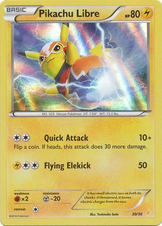 Pikachu Libre (30/30) [XY: Trainer Kit 3 - Pikachu Libre] | Good Games Modbury