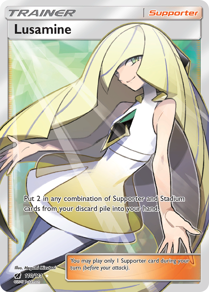 Lusamine (110/111) [Sun & Moon: Crimson Invasion] | Good Games Modbury