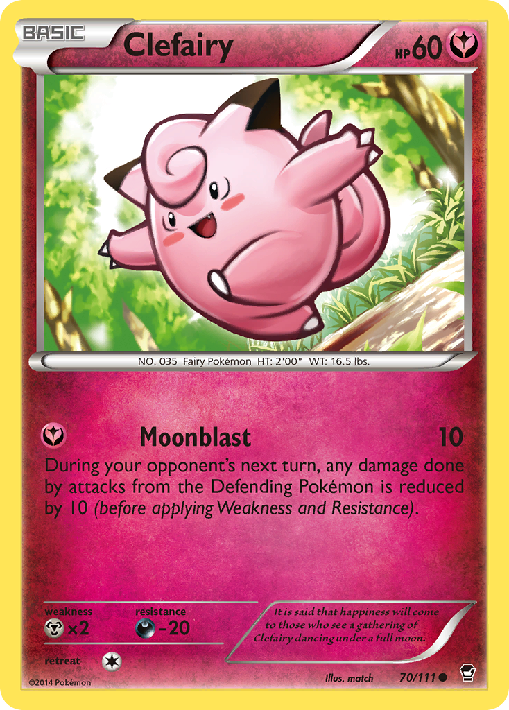 Clefairy (70/111) [XY: Furious Fists] | Good Games Modbury