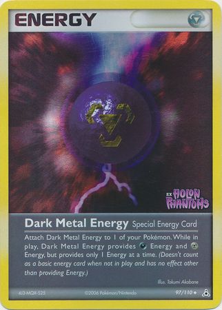 Dark Metal Energy (97/110) (Stamped) [EX: Holon Phantoms] | Good Games Modbury