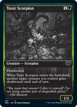 Toxic Scorpion [Innistrad: Double Feature] | Good Games Modbury