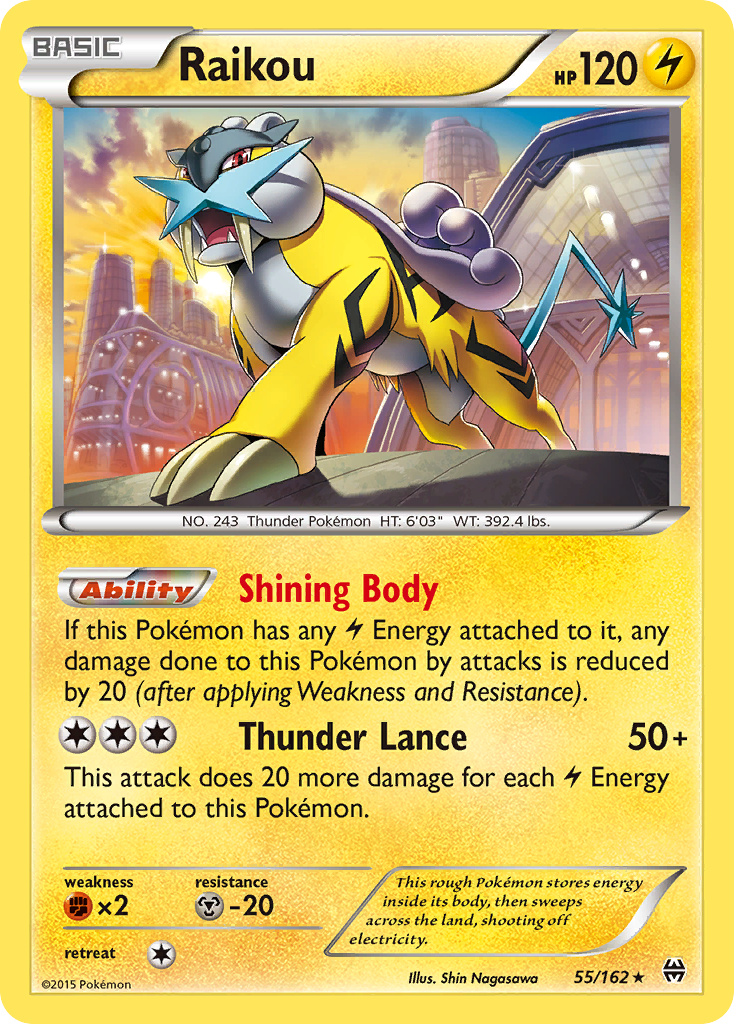 Raikou (55/162) [XY: BREAKthrough] | Good Games Modbury