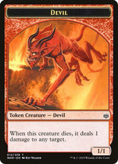 Devil // Satyr Double-Sided Token [Challenger Decks 2020 Tokens] | Good Games Modbury