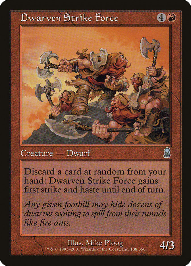 Dwarven Strike Force [Odyssey] | Good Games Modbury