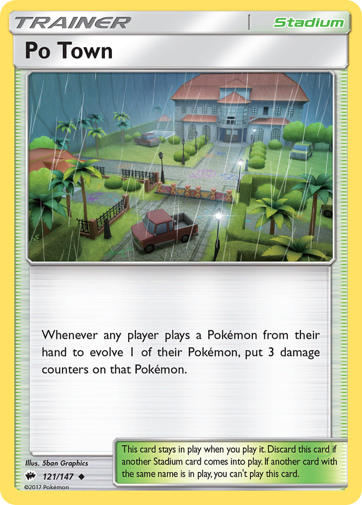 Po Town (121/147) [Sun & Moon: Burning Shadows] | Good Games Modbury