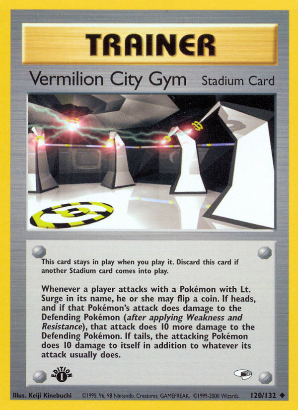 Vermilion City Gym (120/132) [Gym Heroes 1st Edition] | Good Games Modbury