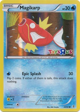 Magikarp (22/83) (Toys R Us Promo) [XY: Generations] | Good Games Modbury