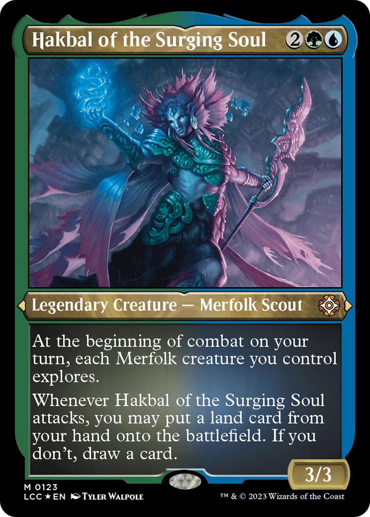 Hakbal of the Surging Soul (Display Commander) [The Lost Caverns of Ixalan Commander] | Good Games Modbury