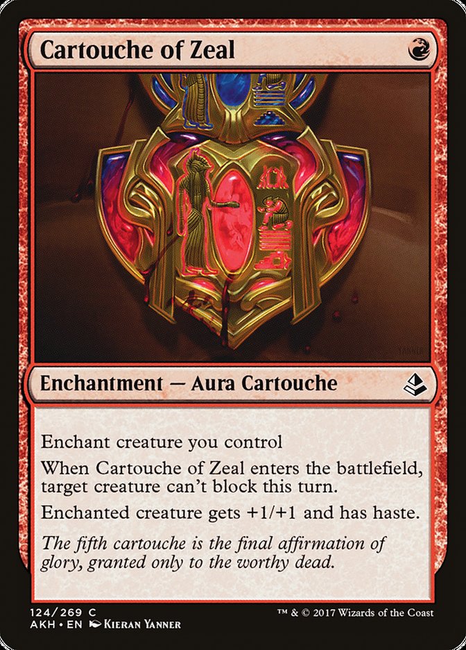 Cartouche of Zeal [Amonkhet] | Good Games Modbury