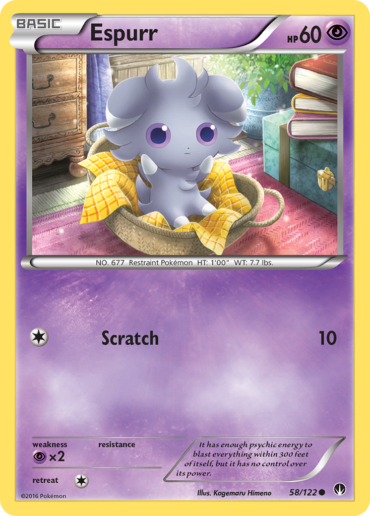 Espurr (58/122) [XY: BREAKpoint] | Good Games Modbury