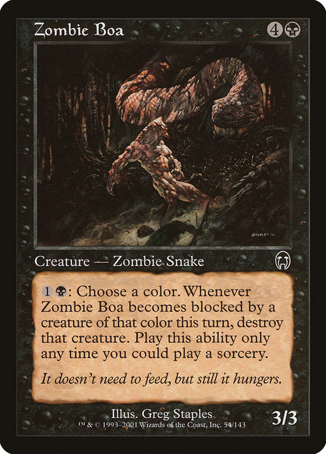 Zombie Boa [Apocalypse] | Good Games Modbury