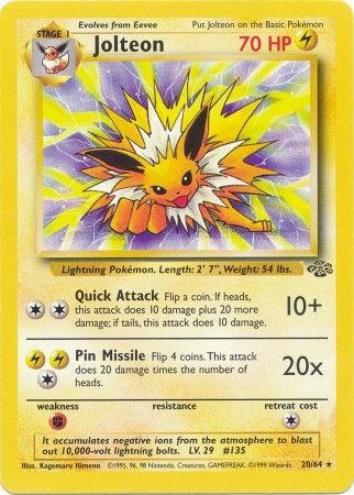 Jolteon (20/64) [Jungle Unlimited] | Good Games Modbury