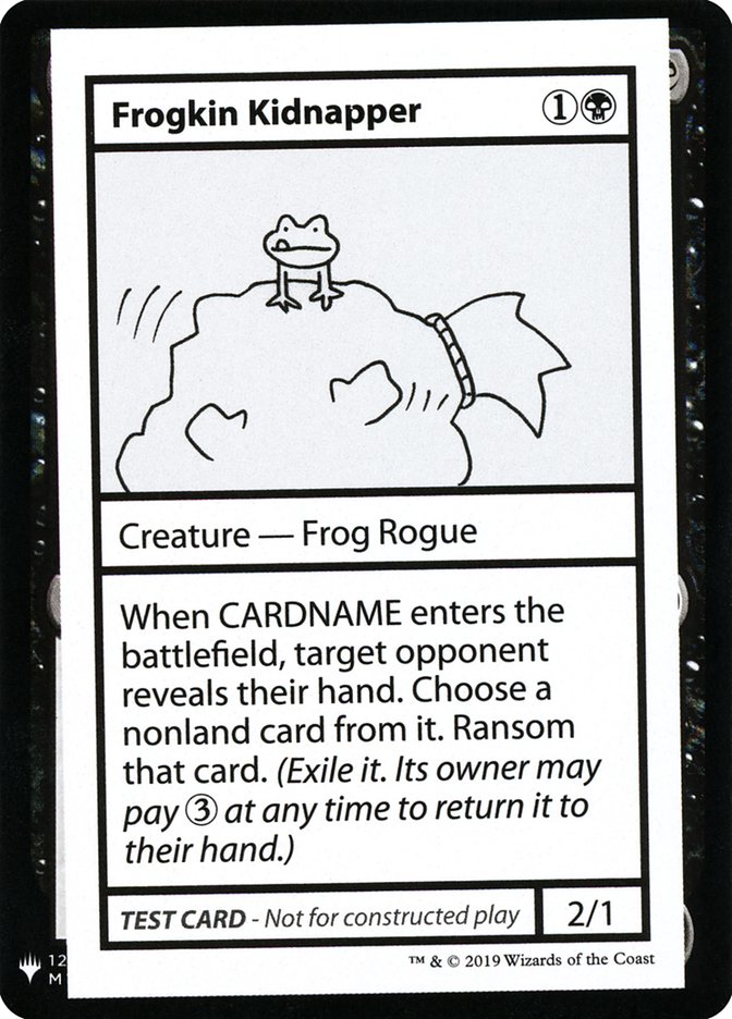 Frogkin Kidnapper [Mystery Booster Playtest Cards] | Good Games Modbury
