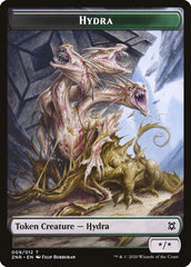 Cat // Hydra Double-Sided Token [Zendikar Rising Tokens] | Good Games Modbury