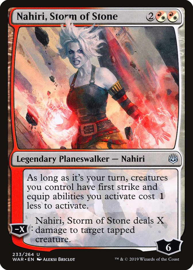 Nahiri, Storm of Stone [War of the Spark] | Good Games Modbury