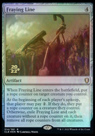 Fraying Line [Commander Legends: Battle for Baldur's Gate Prerelease Promos] | Good Games Modbury