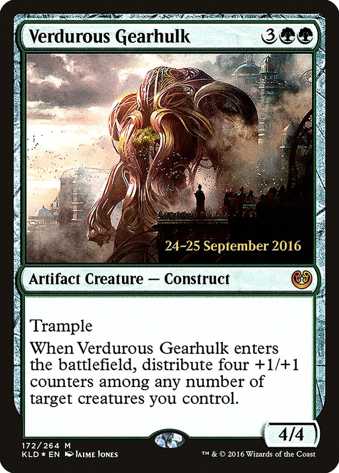 Verdurous Gearhulk [Kaladesh Prerelease Promos] | Good Games Modbury