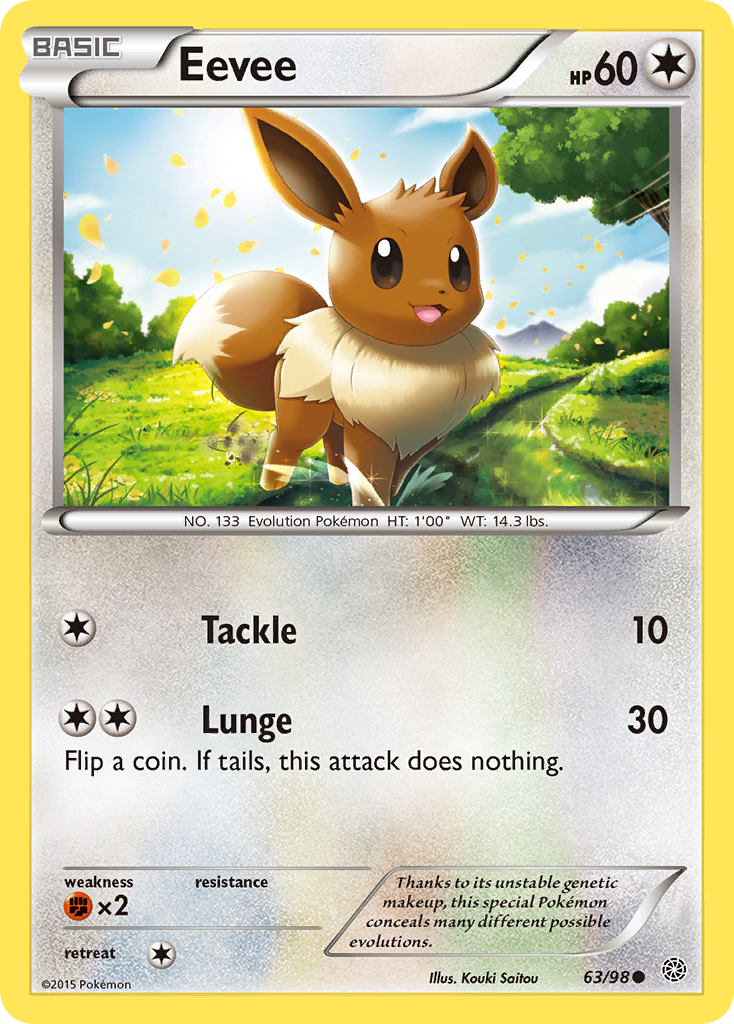 Eevee (63/98) [XY: Ancient Origins] | Good Games Modbury