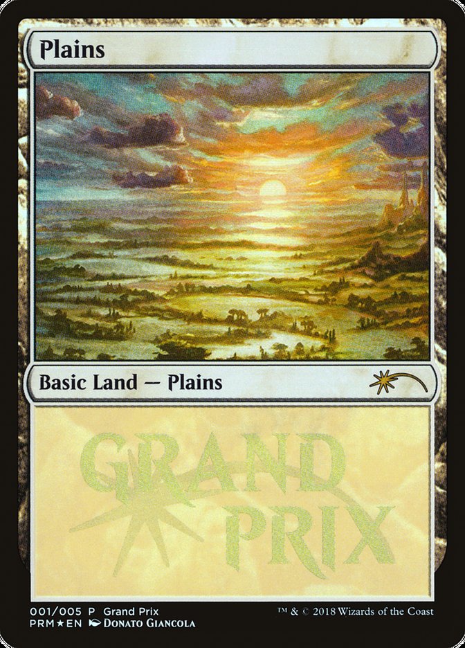 Plains (2018a) [Grand Prix Promos] | Good Games Modbury