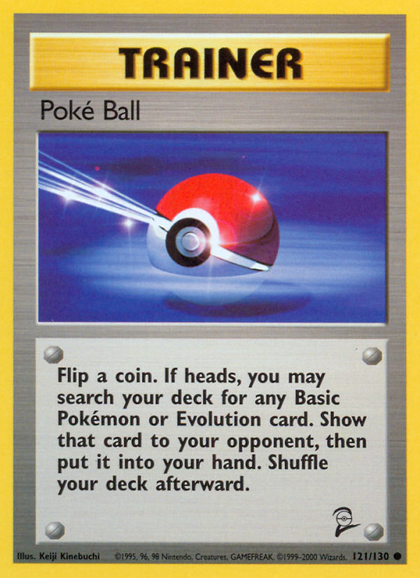 Poke Ball (121/130) [Base Set 2] | Good Games Modbury