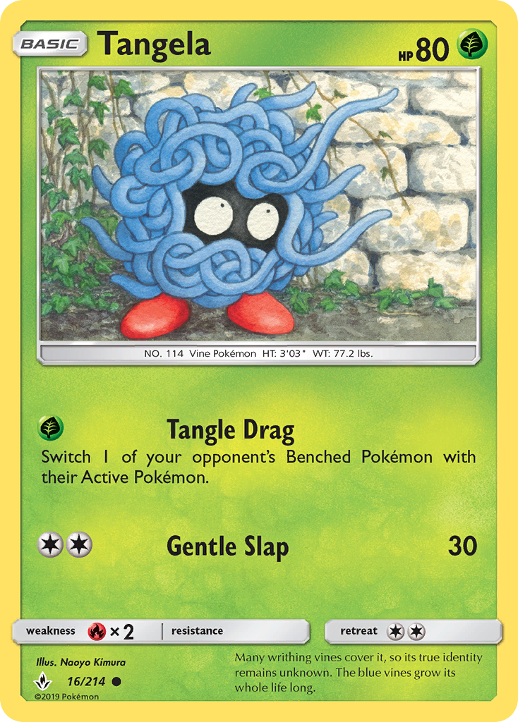 Tangela (16/214) [Sun & Moon: Unbroken Bonds] | Good Games Modbury