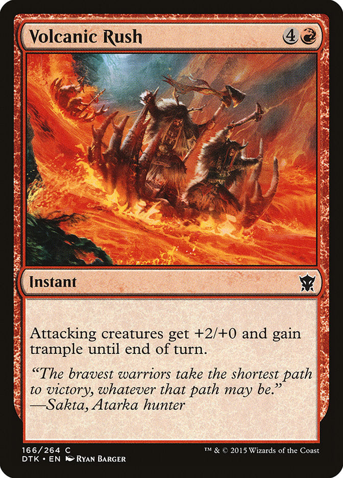 Volcanic Rush [Dragons of Tarkir] | Good Games Modbury