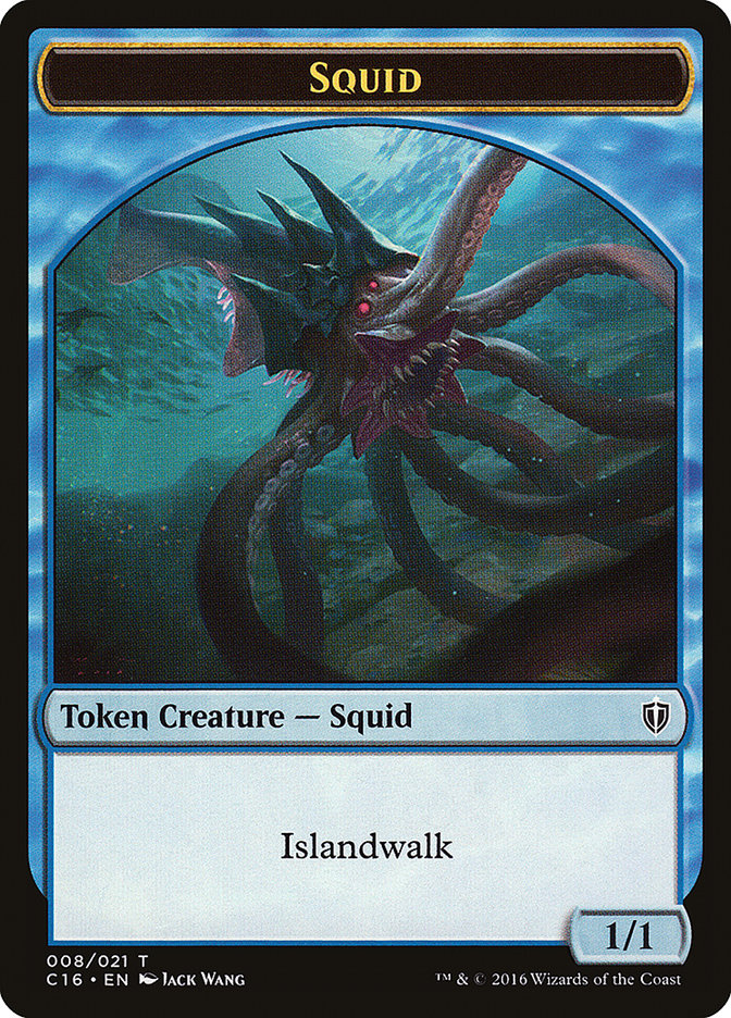Soldier // Squid Double-Sided Token [Commander 2016 Tokens] | Good Games Modbury