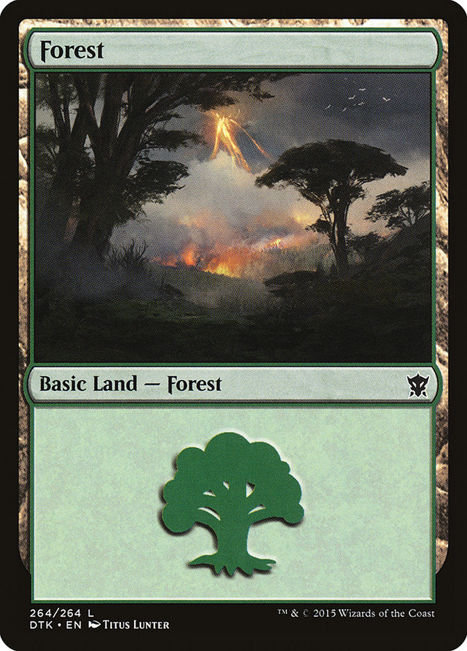 Forest (264) [Dragons of Tarkir] | Good Games Modbury