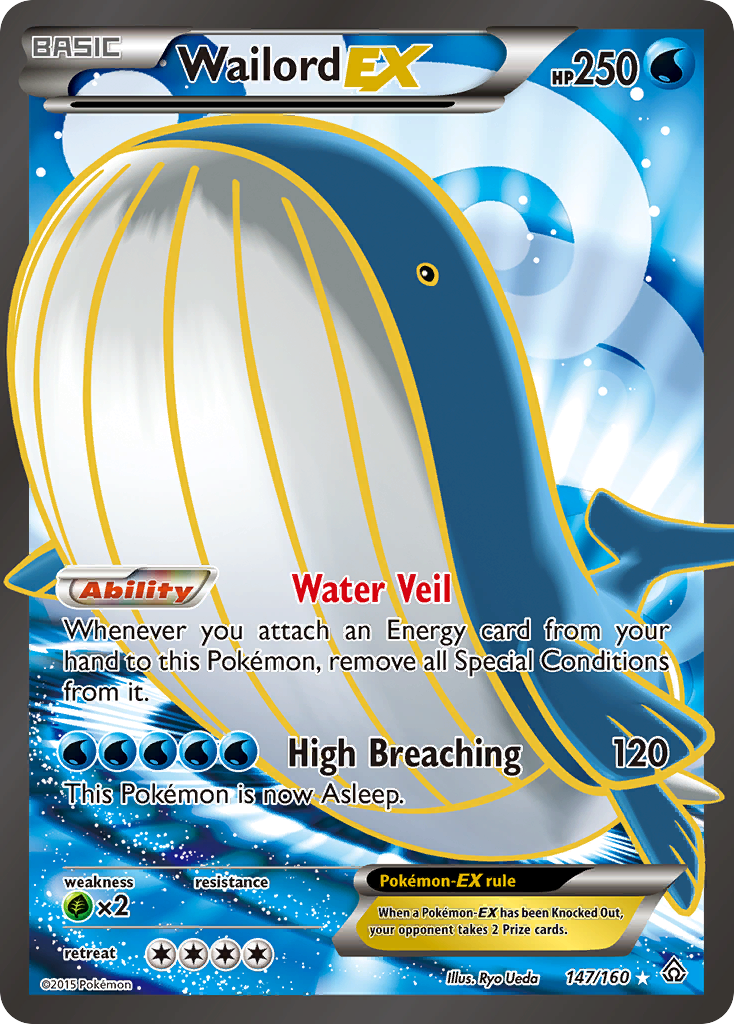 Wailord EX (147/160) [XY: Primal Clash] | Good Games Modbury