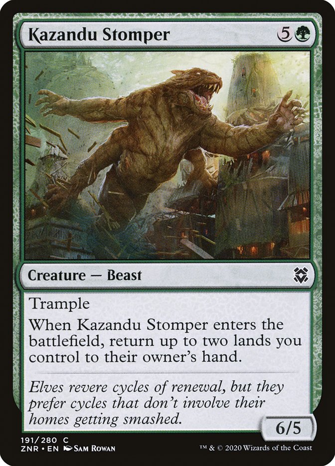 Kazandu Stomper [Zendikar Rising] | Good Games Modbury