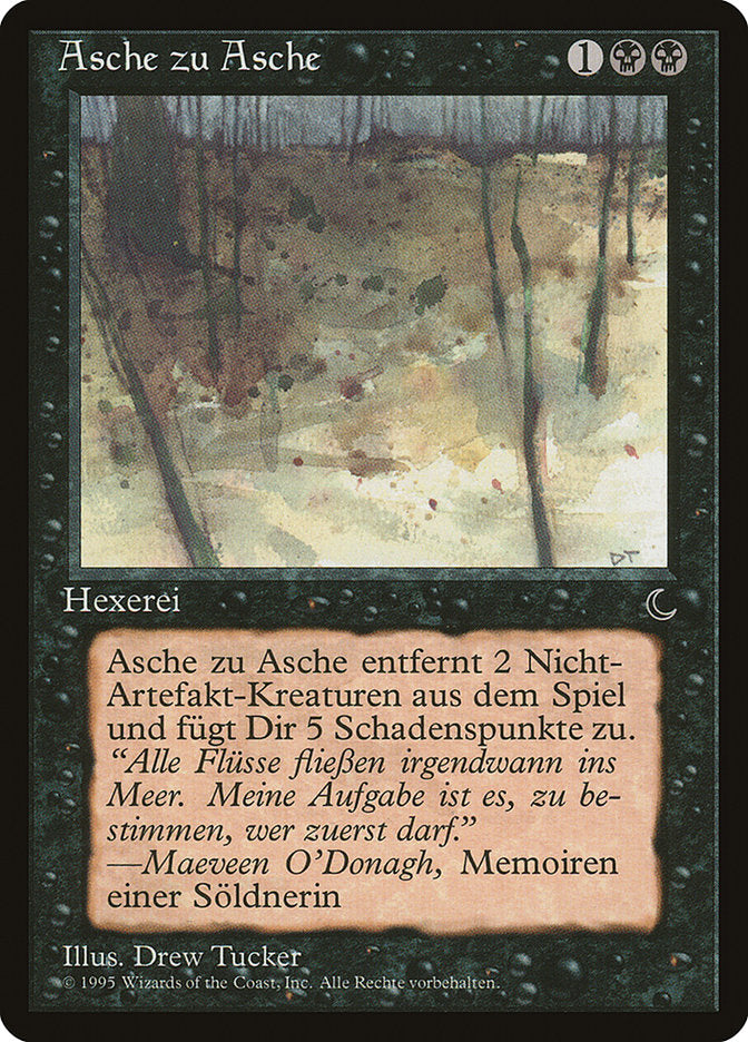 Ashes to Ashes (German) - "Asche zu Asche" [Renaissance] | Good Games Modbury
