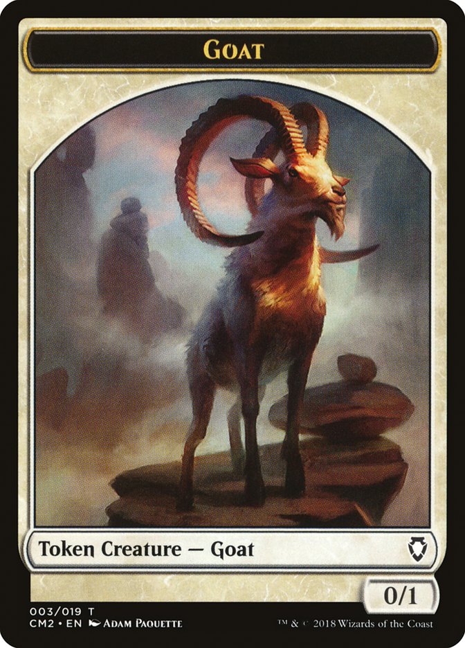 Goat Token [Commander Anthology Volume II Tokens] | Good Games Modbury