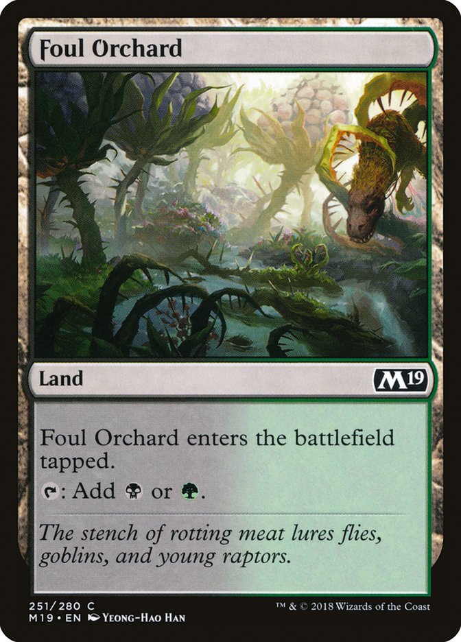 Foul Orchard [Core Set 2019] | Good Games Modbury