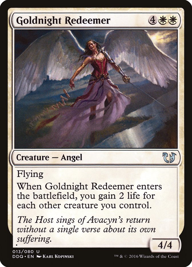 Goldnight Redeemer [Duel Decks: Blessed vs. Cursed] | Good Games Modbury