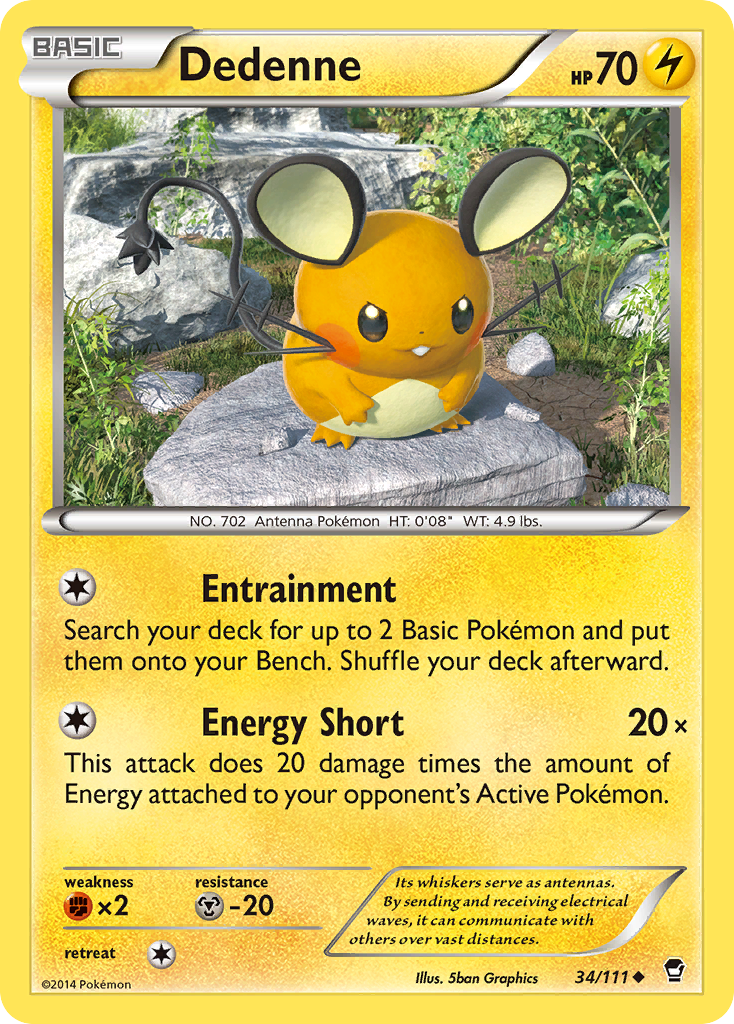 Dedenne (34/111) [XY: Furious Fists] | Good Games Modbury