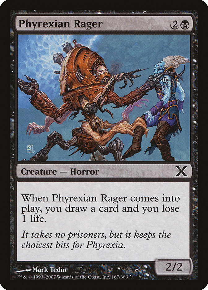 Phyrexian Rager [Tenth Edition] | Good Games Modbury