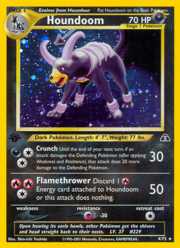 Houndoom (4/75) [Neo Discovery 1st Edition] | Good Games Modbury