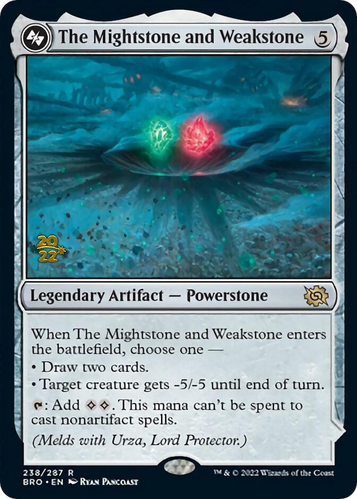 The Mightstone and Weakstone [The Brothers' War: Prerelease Promos] | Good Games Modbury