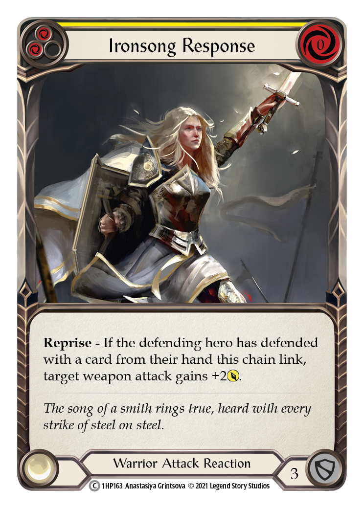 Ironsong Response (Yellow) [1HP163] (History Pack 1) | Good Games Modbury