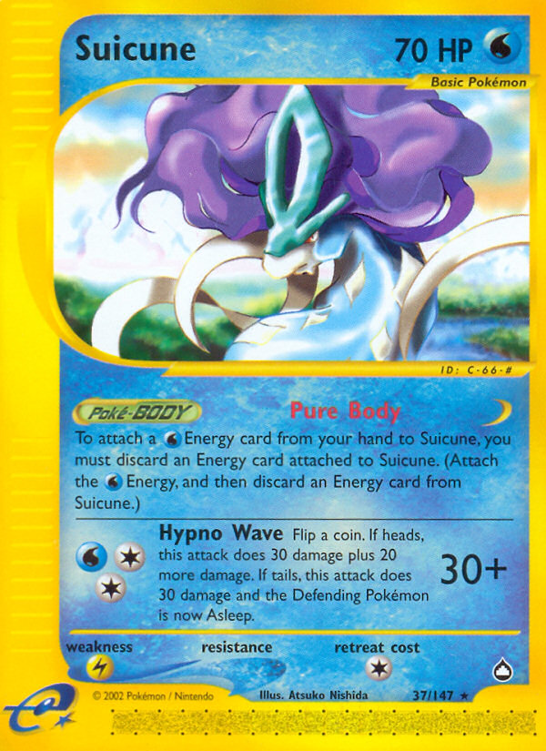 Suicune (37/147) [Aquapolis] | Good Games Modbury