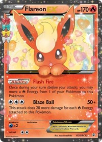 Flareon EX (RC6/RC32) [Generations: Radiant Collection] | Good Games Modbury