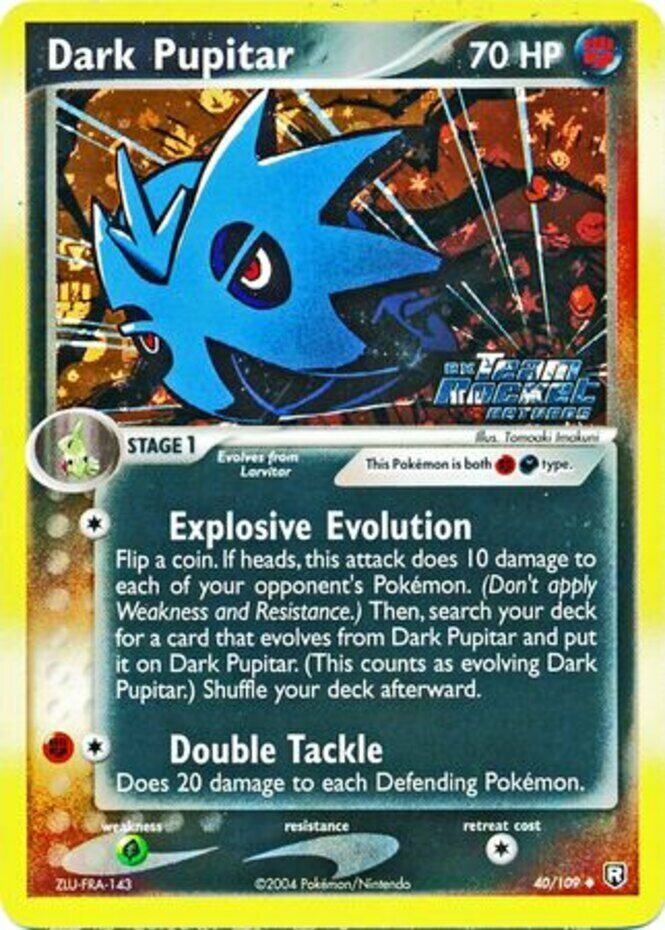 Dark Pupitar (40/109) (Stamped) [EX: Team Rocket Returns] | Good Games Modbury