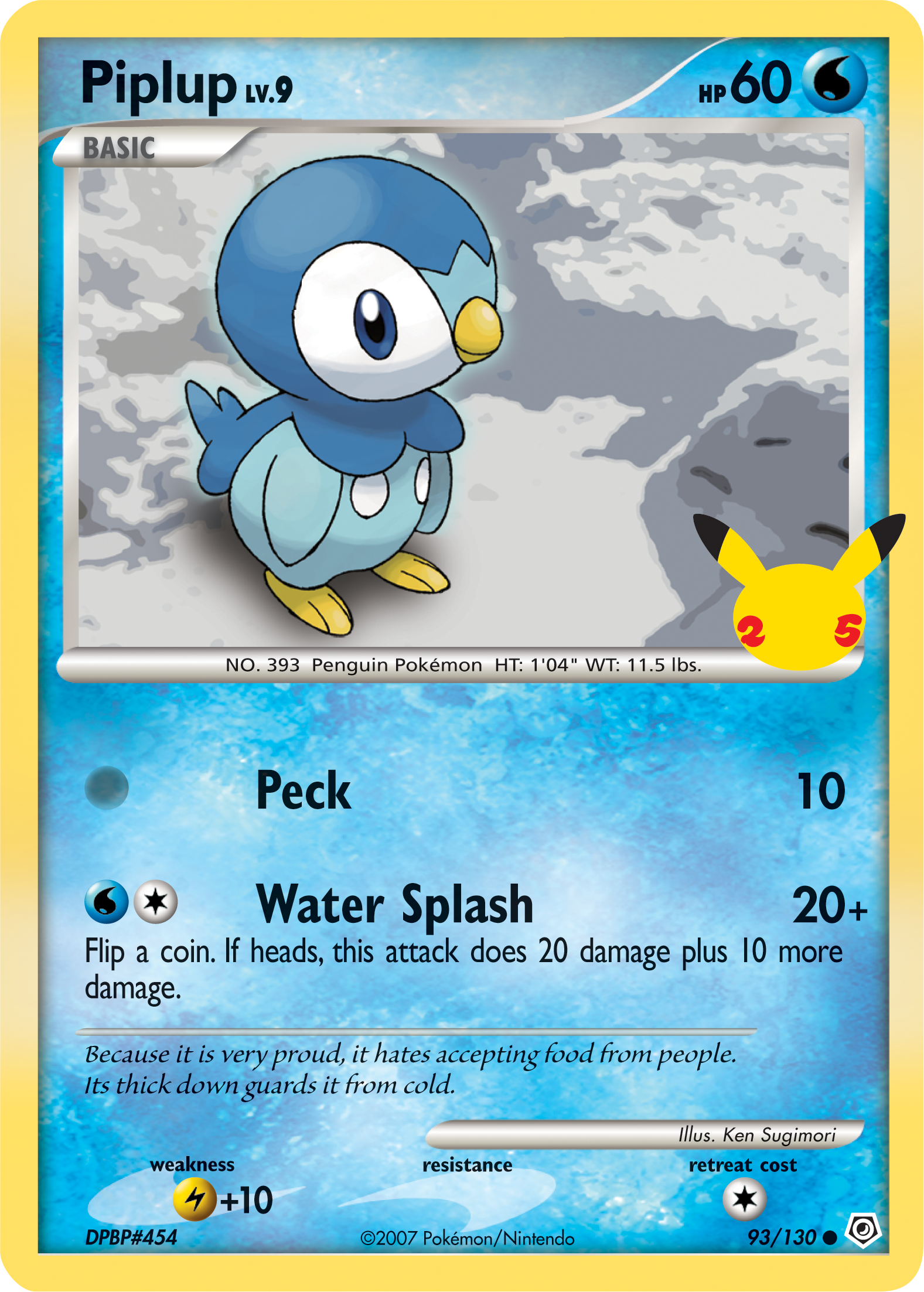 Piplup (93/130) [First Partner Pack] | Good Games Modbury